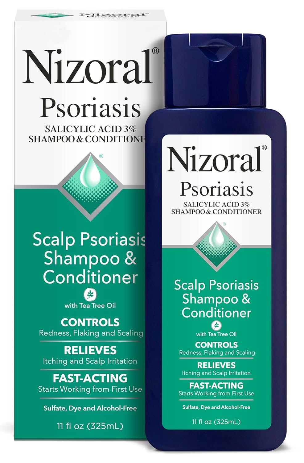 Nizoral Verde - Psoriasis 325ml shampoo e conditioner