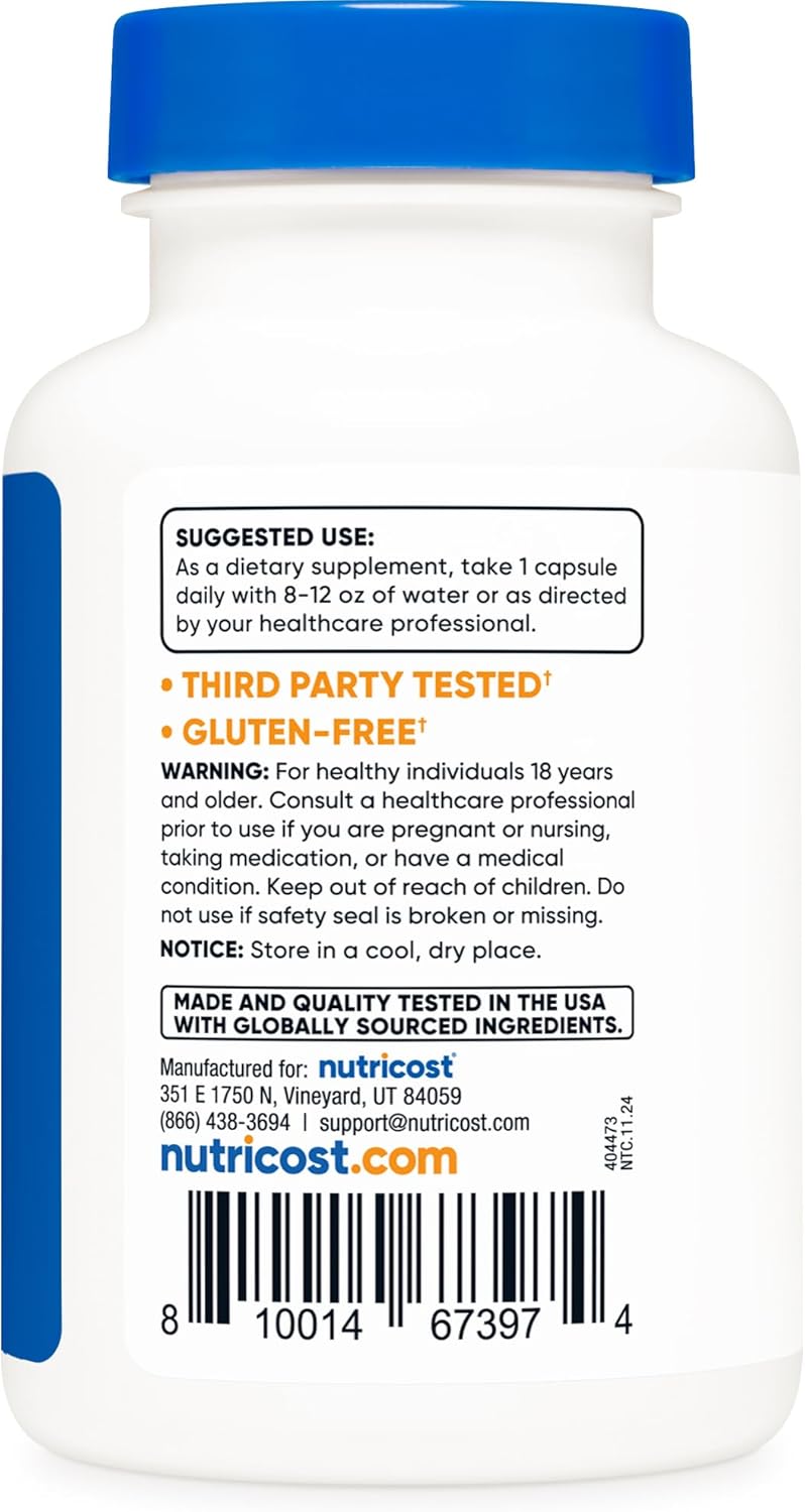 Nutricost Suplemento De Luteolina C/ Complexo De Rutina 120c