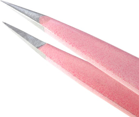 Conjunto De 2 Pinças Tweezerman Rosa Com Case