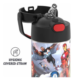 Thermos Funtainer Garrafa Têrmica 355ml - Os Vingadores