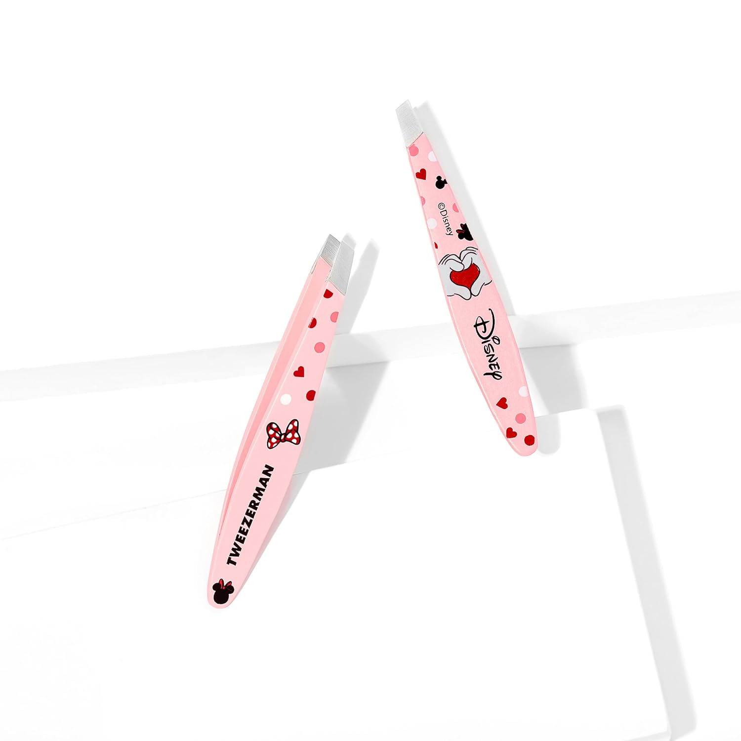 Tweezerman Disney's Minnie - Mini Pinça Inclinada Aço Inox