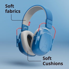 Protetor Abafador De Som Alpine Muffy Kids 3 A 16 Anos Azul