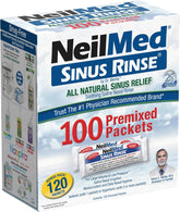 Neilmed Sinus Rinse 100 Pacotes Refil para Higienizador nasal