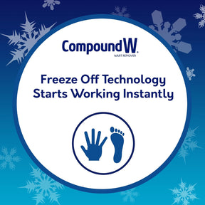 Compound W Freeze Off Para Verrugas Com 8 Aplicadores