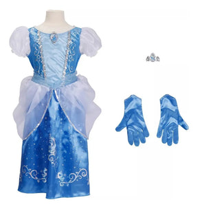 Fantasia Infantil Princesa Cinderella Disney 4 a 6 anos