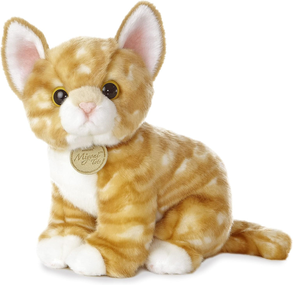 Miyoni Aurora - Pelúcia Tabby Kitten - Gatinho Amarelo