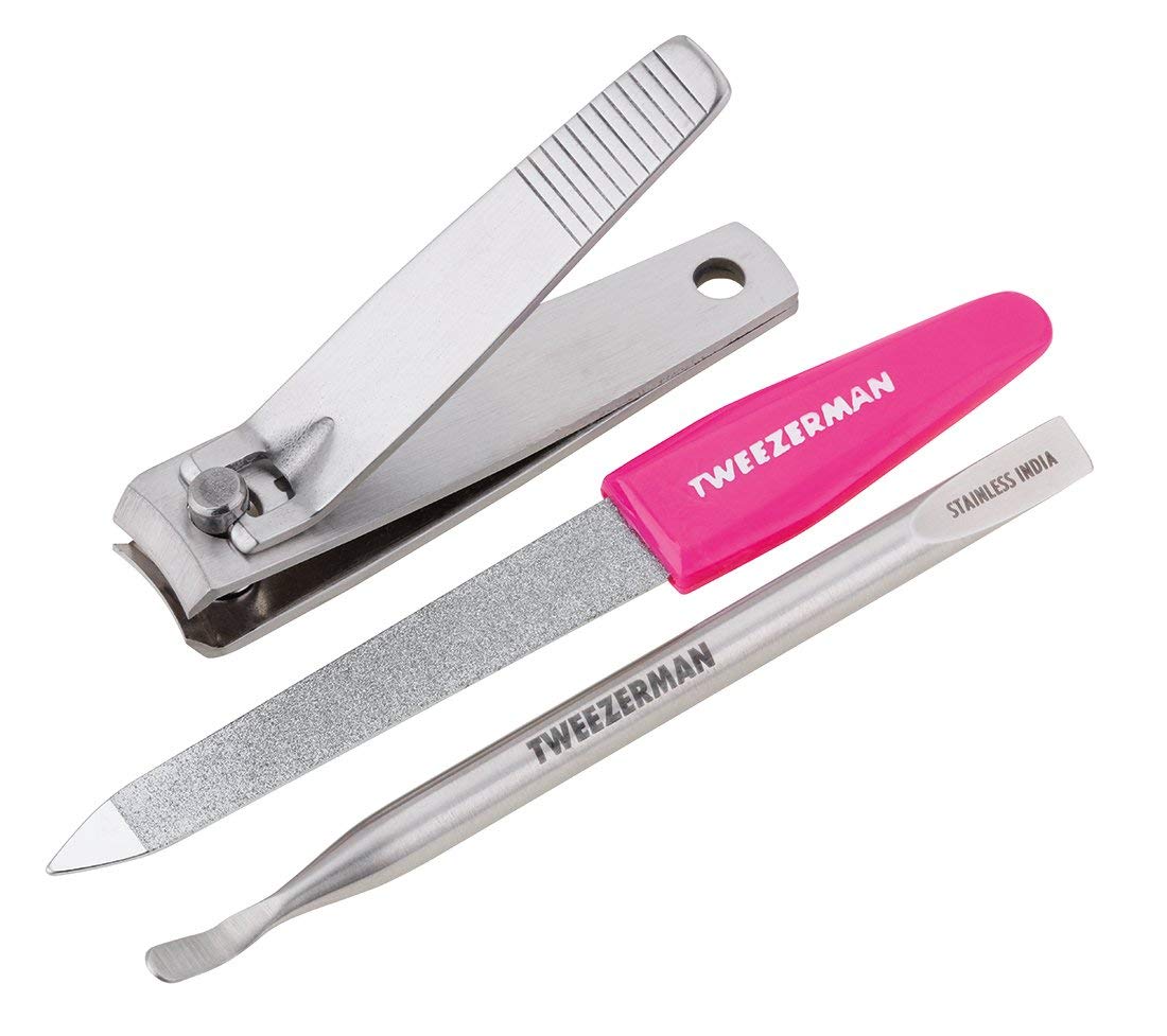 Mini Kit de Manicure Tweezerman Com 3 Peças