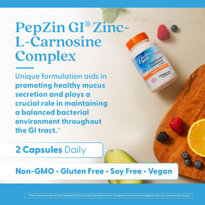 Carnosina De Zinco C/ Pepzin Gi 120 Caps Vegan Doctor's Best