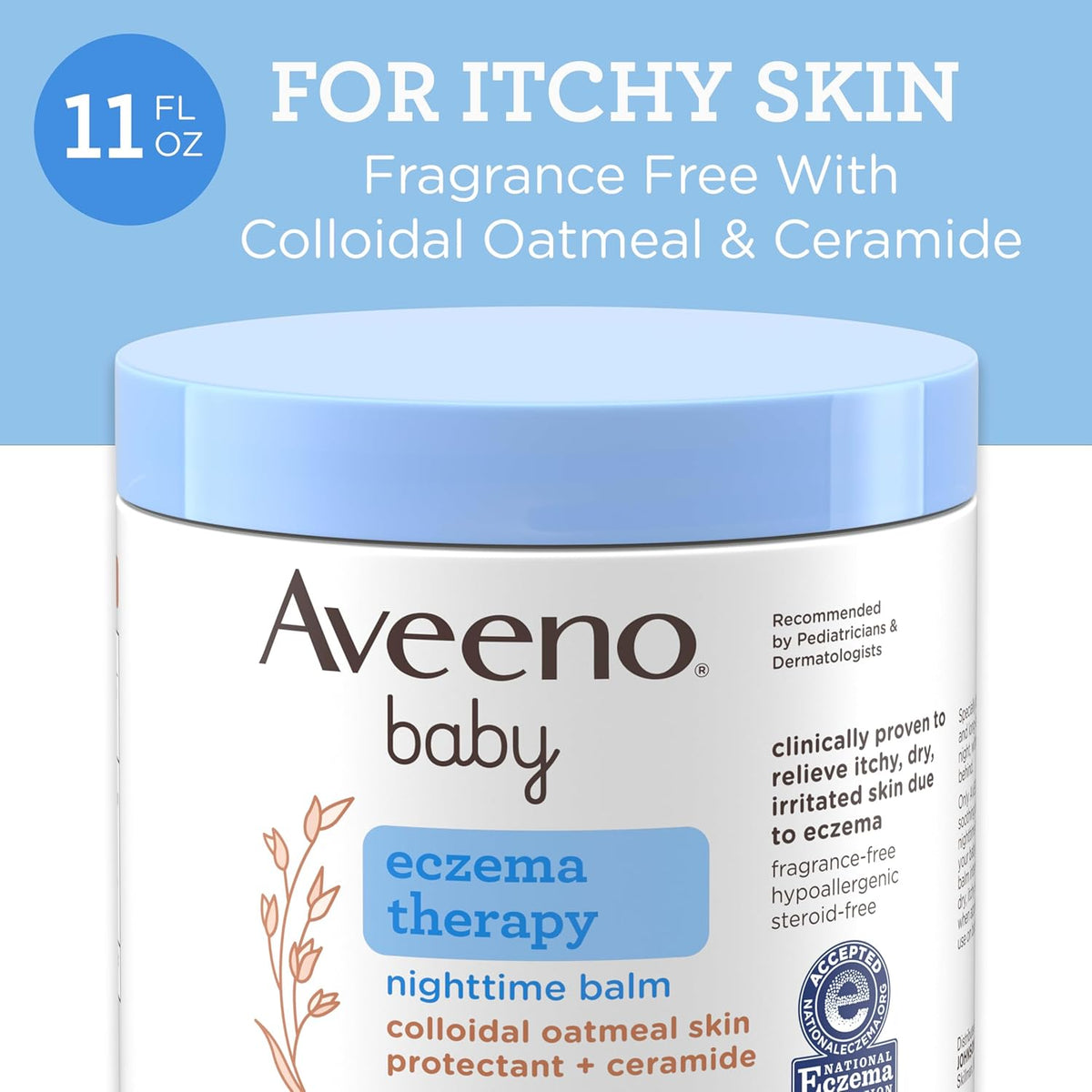 Aveeno Baby Eczema Therapy 312g Dermatite Bálsamo Infantil