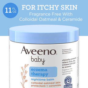 Aveeno Baby Eczema Therapy 312g Dermatite Bálsamo Infantil