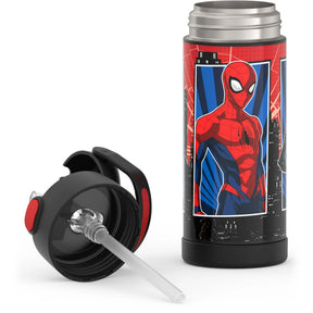 Garrafa de Aço Inoxidável Spider-Man Preto/Vermelho 410ml