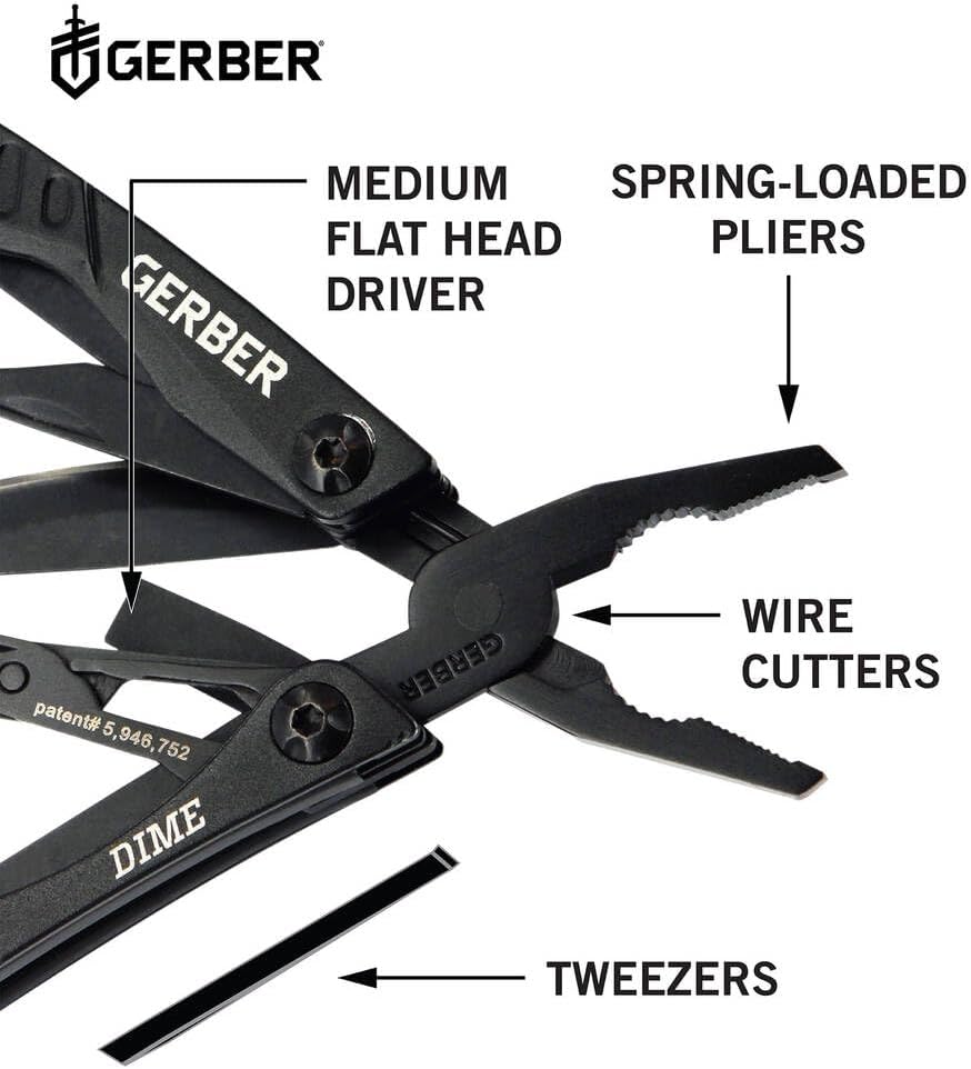 Canivete Gerber Dime Multi Tools / Multi Ferramentas - Cores
