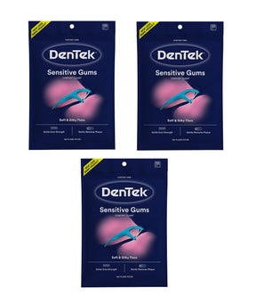 3 Dentek Fio Dental Original Floss Comfort Clean - 450 Unids