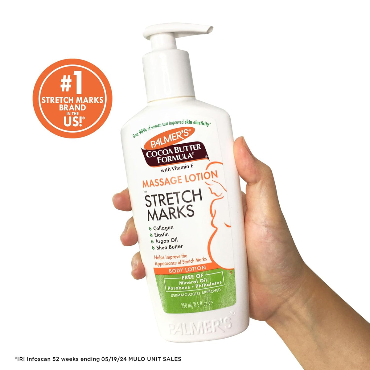 Palmer's Cocoa Butter Loção De Massagem Para Estrias 250ml Tipo De Embalagem Pump Fragrância Suave
