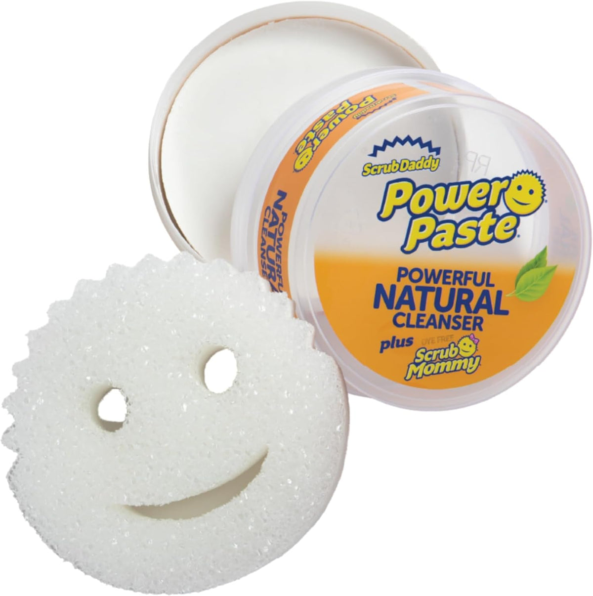 Scrub Power Pasta De Limpeza+ Esponja Scrub Mommy
