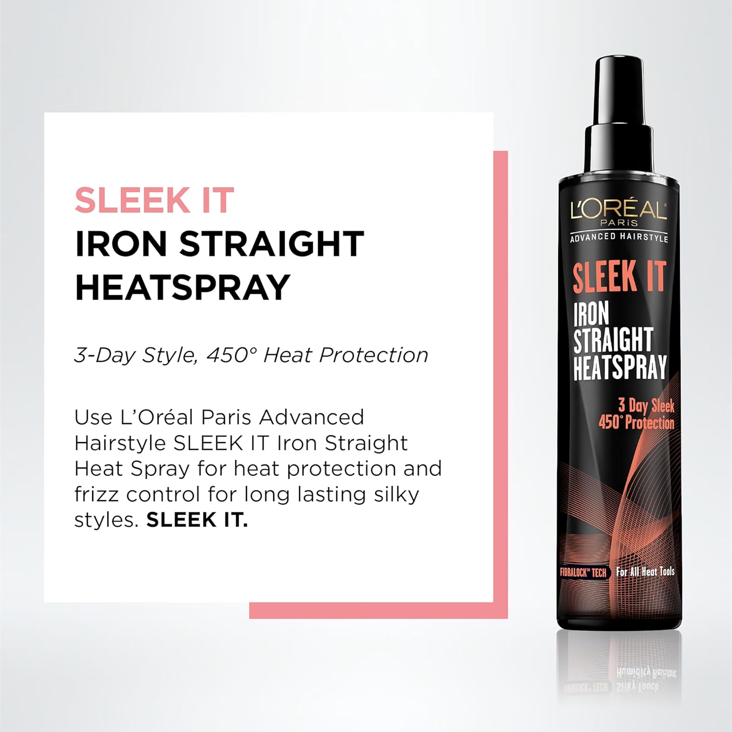 Loreal Sleek It Protetor Térmico - Cabelo Liso 3 Dias 170ml