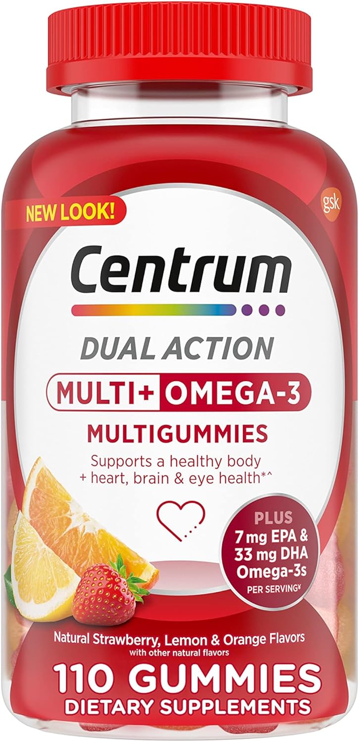 Centrum Polivitaminico Multi + Omega 3 - 110 Gomas