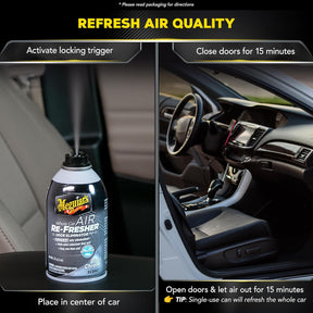 Meguiars G16402 Whole Air Re-fresher - Black Chrome Scent