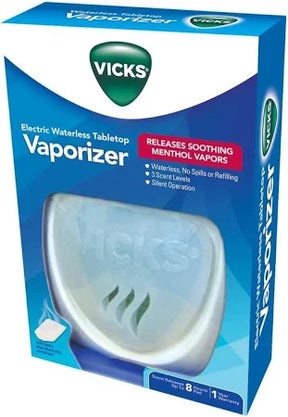 Vick Vaporizador Elétrico Com 5 Refis Waterless